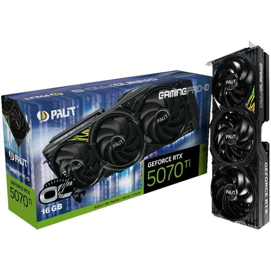 Tarjeta Video Palit RTX 5070Ti GamingPro-S OC 16GB - Tecatech-uy
