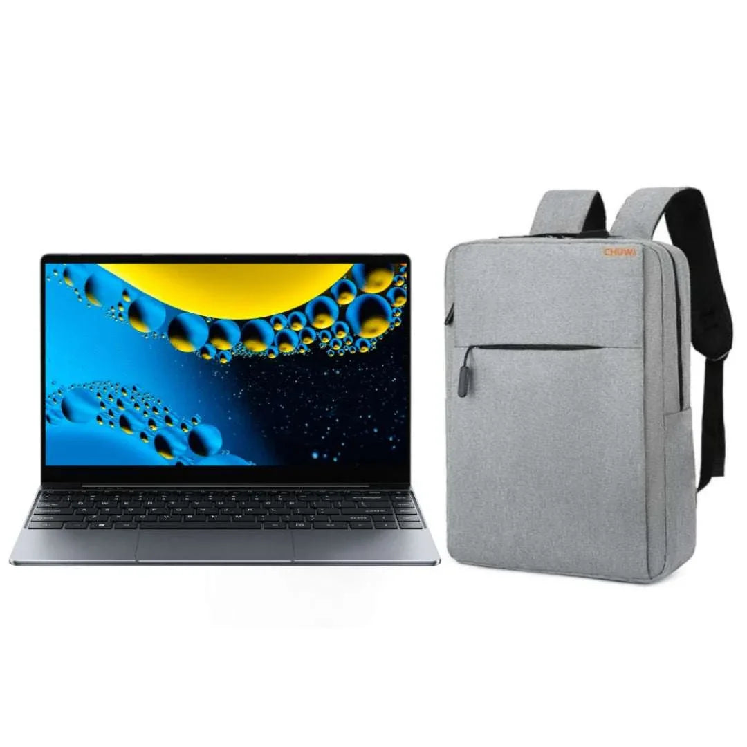 Notebook Chuwi Core i3 + Mochila gris - Tecatech-uy