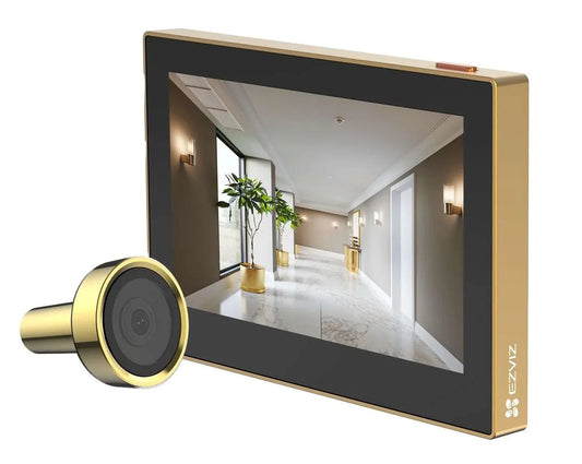 Mirilla smart Ezviz CS-HP2 (2MP) Golden - Tecatech-uy