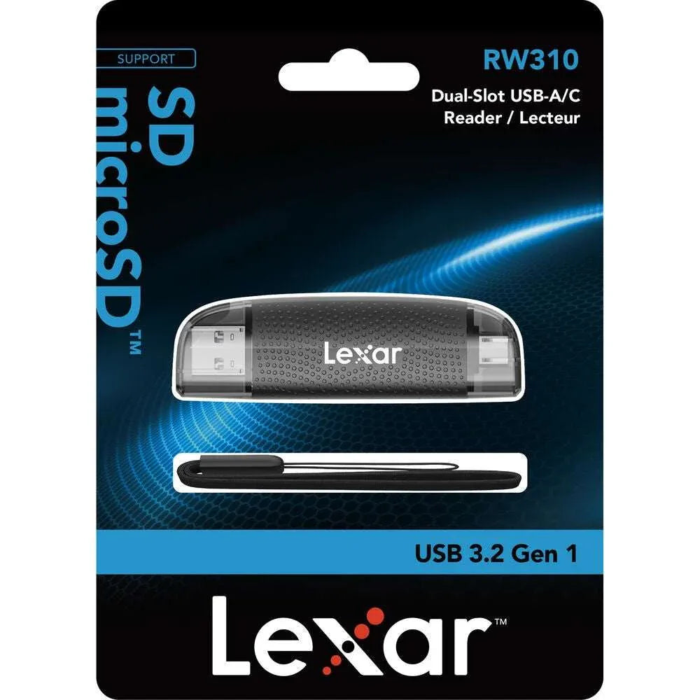 Lector Lexar Dual-Slot USB-A/C - Tecatech-uy