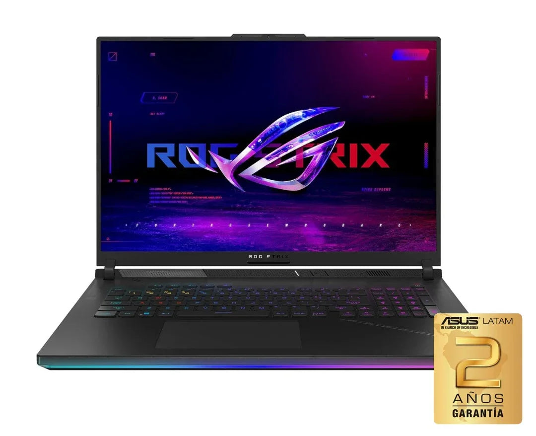 Notebook Gamer Asus ROG Core i9 5.6Ghz, 32GB, 1TB SSD, 18 2.5K 240Hz, RTX 4090 16GB - Tecatech-uy