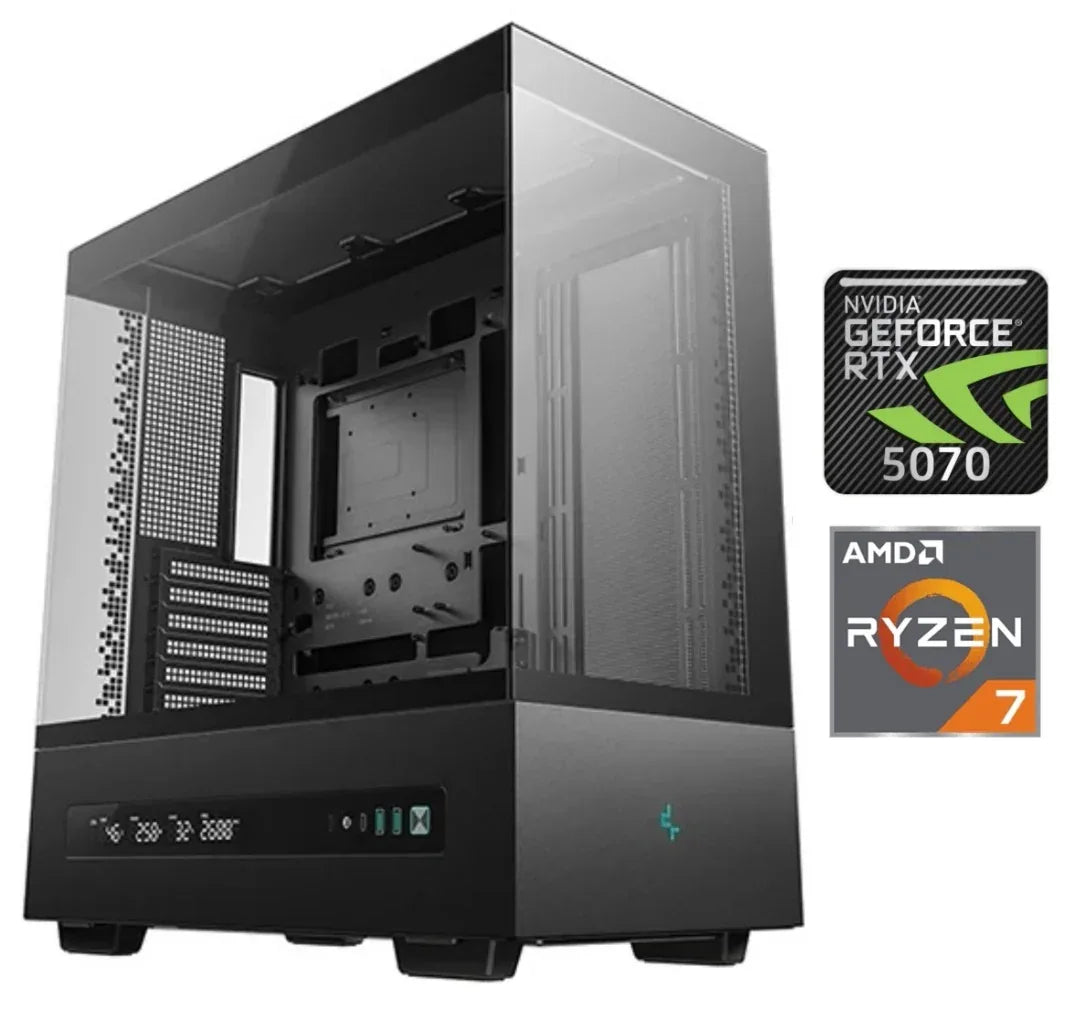 Equipo Gamer Ryzen 7 7700X, 16GB, 1TB NVMe, RTX 5070 12GB - Tecatech-uy