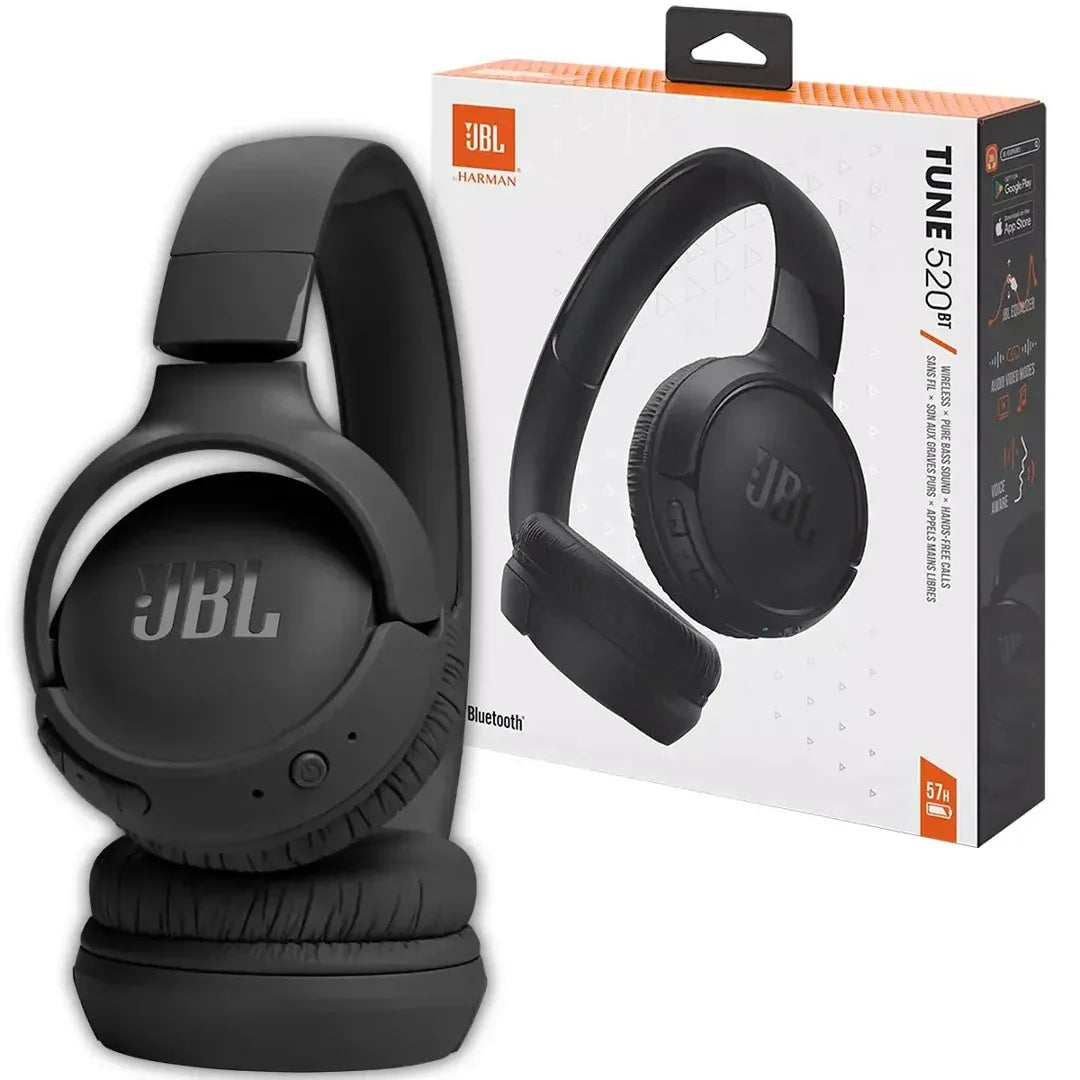 Audífono JBL T520 inalámbrico bluetooth negro - Tecatech-uy
