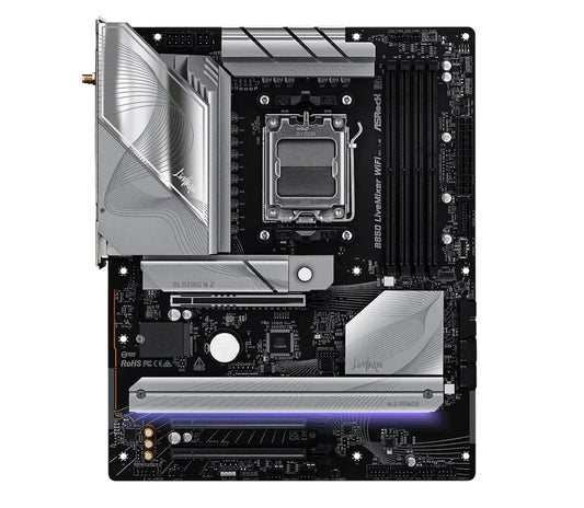 Mother Asrock B850 Livemixer AM5 Wi-Fi 7 - Tecatech-uy