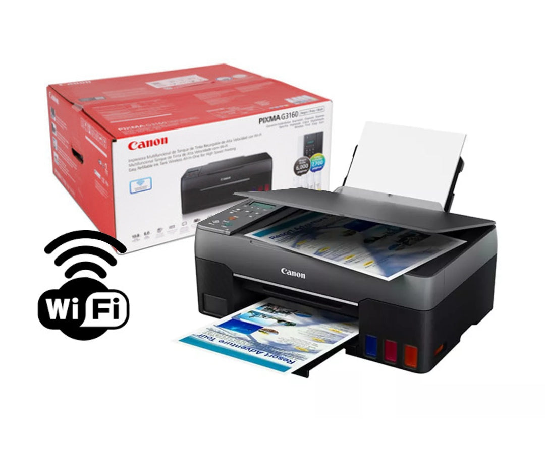 Impresora Canon Multifuncion G3160 WiFi