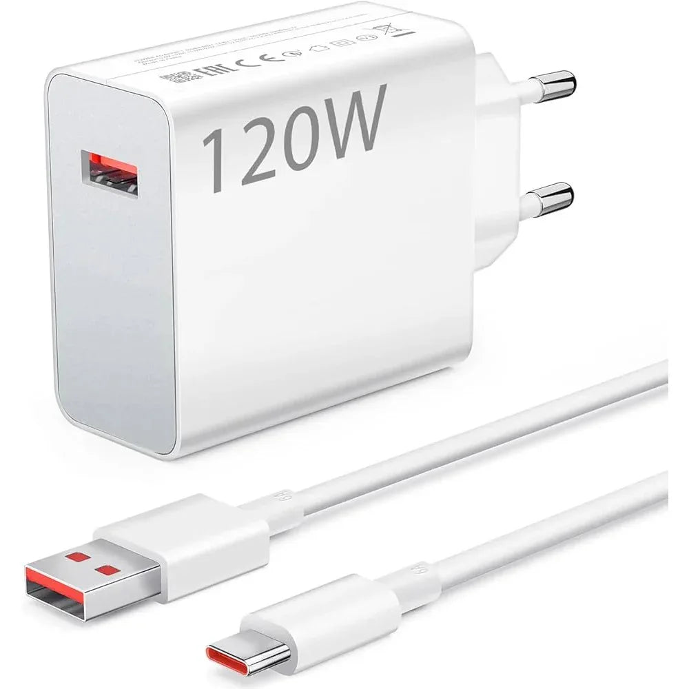 Cargador Xiaomi 120W HyperCharge Combo - Tecatech-uy