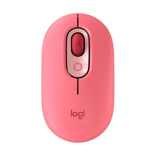 Mouse Logitech POP inalámbrico bluetooth rosa - Tecatech-uy