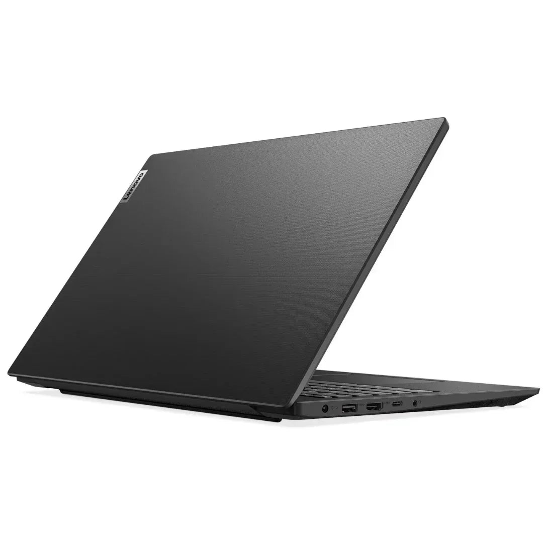 Notebook Lenovo negra abierta, tecnología en Uruguay, venta en Tecatech-uy