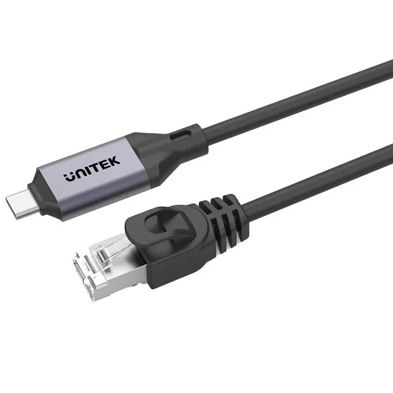 Cable Unitek USB-C a LAN Gigabit 2m - Tecatech-uy