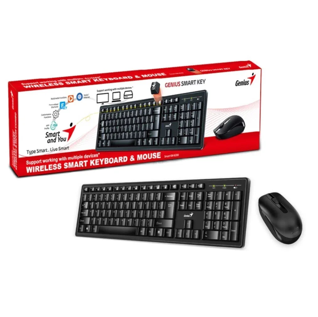 Combo Genius KM-8200 inalámbrico teclado y mouse - Tecatech-uy