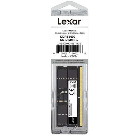 Memoria Lexar DDR5 16GB 5600Mhz sodimm - Tecatech-uy