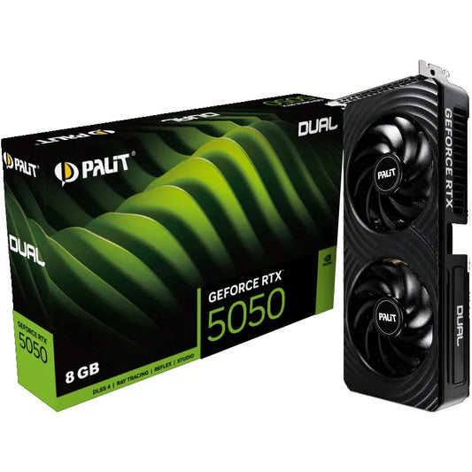 Tarjeta Video Palit RTX 5050 Dual 8GB - Tecatech-uy