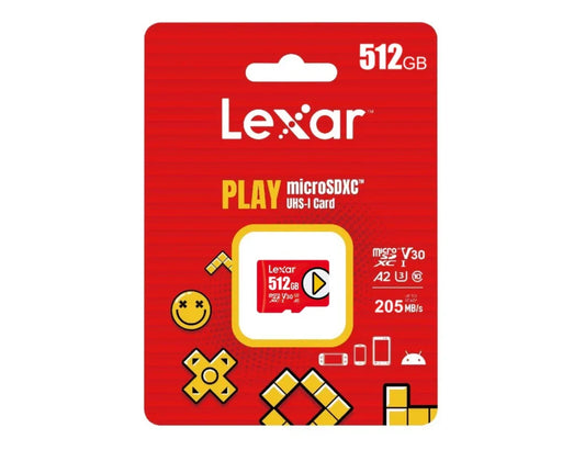 Memoria microSDXC Lexar 512GB Play UHS-I - Tecatech-uy