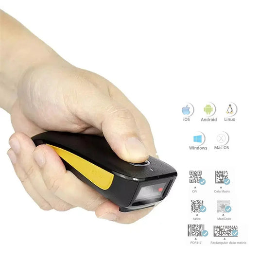 Lector de código de barras Netum 2D compacto inalámbrico