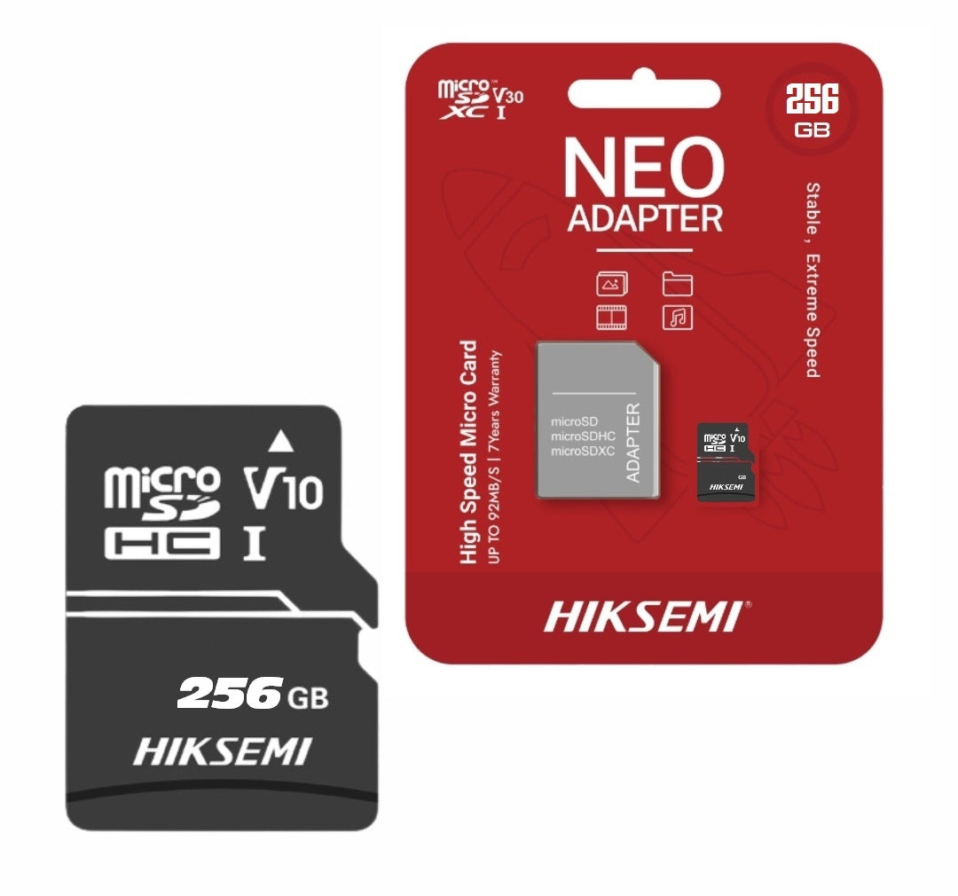 Memoria Micro SD HikSemi 256GB Clase 10