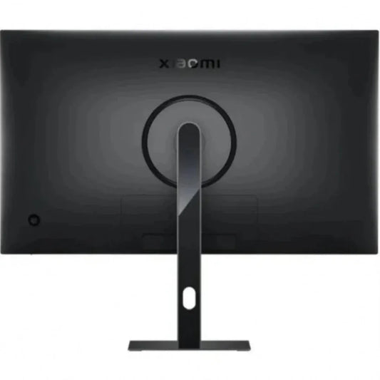 Monitor Xiaomi de 24 pulgadas visto desde atrás, soporte metálico, tecnología en Tecatech Uruguay