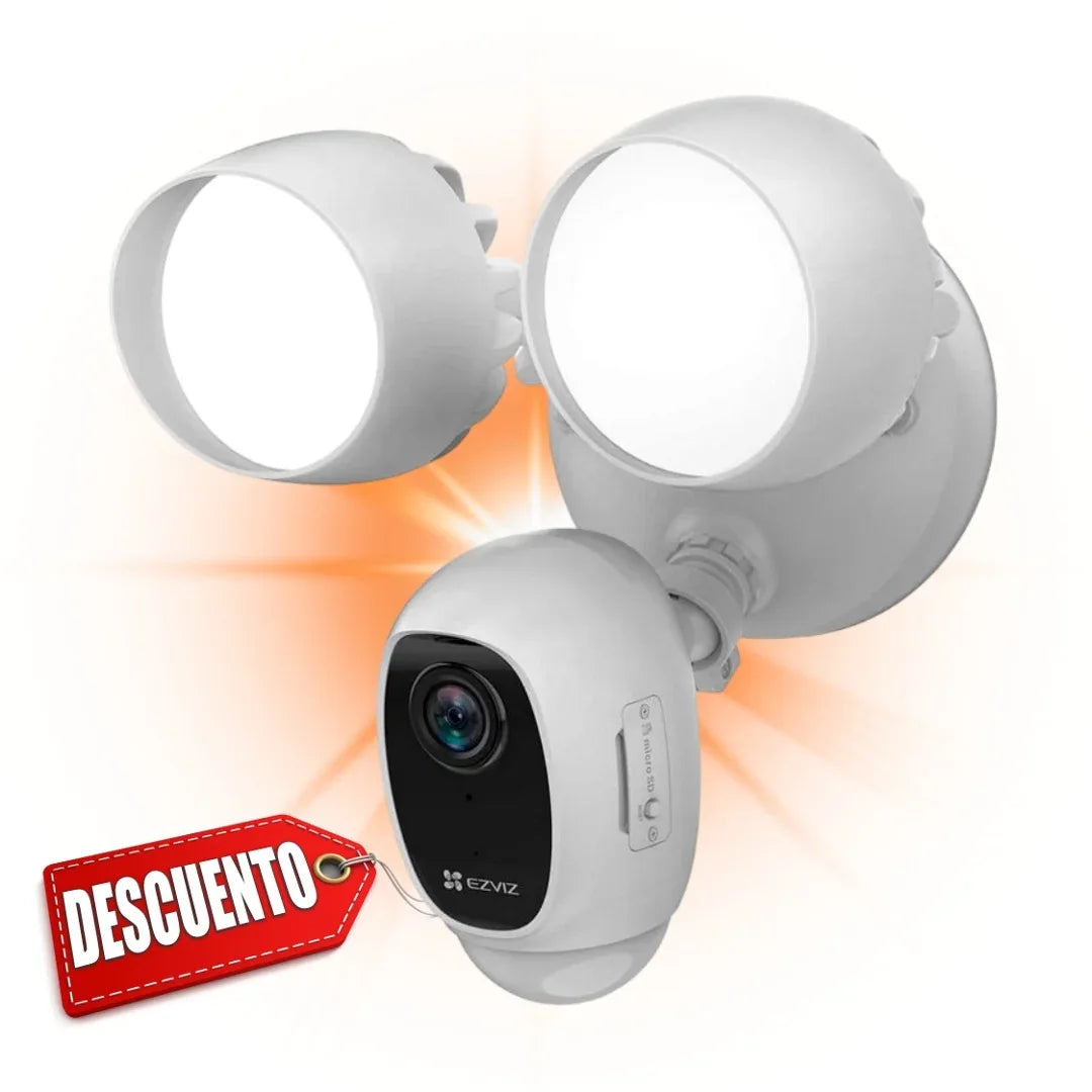 Camara Wifi Ezviz CS-LC1C 2.8mm con 2 lamparas - Tecatech-uy