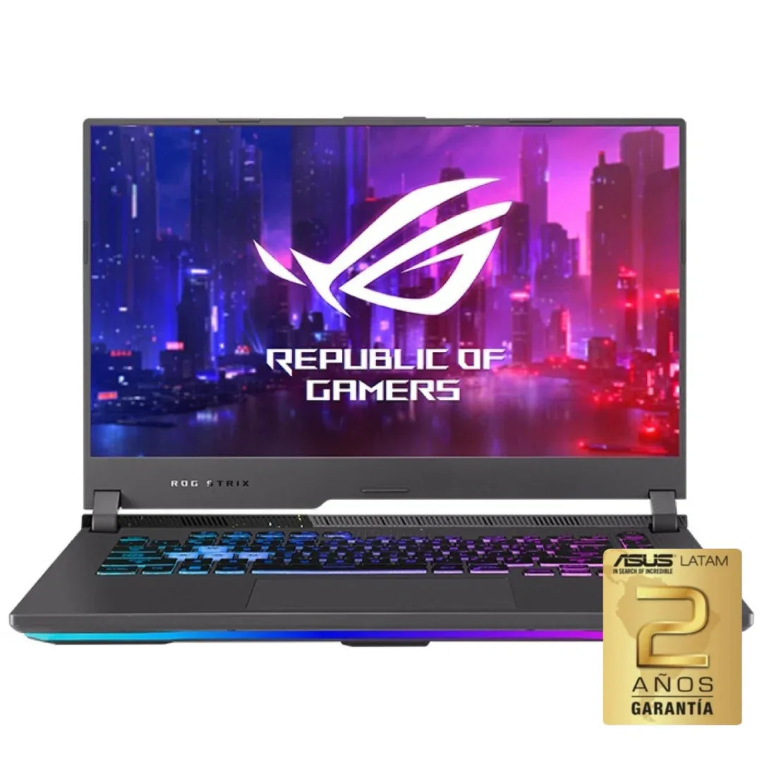 Notebook Gamer Asus ROG Ryzen 7 4.7Ghz, 16GB, 512GB SSD, 15.6 FHD, RTX 3050 4GB - Tecatech-uy