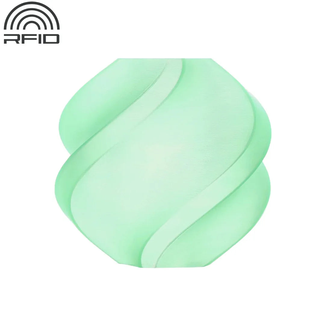 Filamento Bambu Lab PLA Translucent verde claro - Tecatech-uy