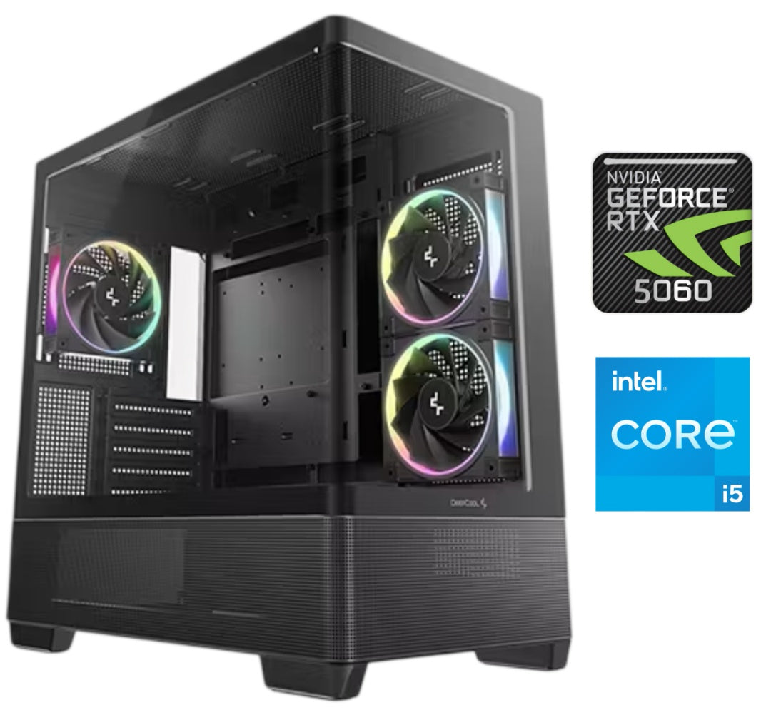 Equipo Gamer Core i5 14400F, 16GB, 1TB NVMe, RTX 5060 8GB