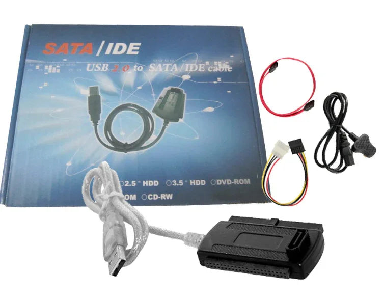 Adaptador USB a SATA / IDE 2.5'' / 3.5'' - Tecatech-uy