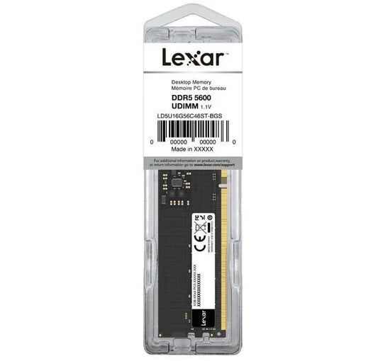 Memoria Lexar DDR5 16GB 5600Mhz - Tecatech-uy