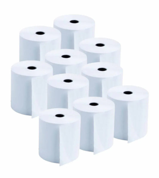 Rollos para impresora térmica 57x40x13 pack x 10 - Tecatech-uy