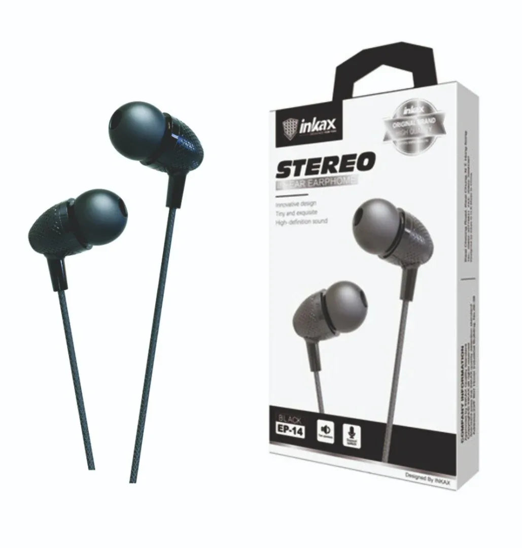 Auriculares Inkax Tipo-C negro c/microfono - Tecatech-uy