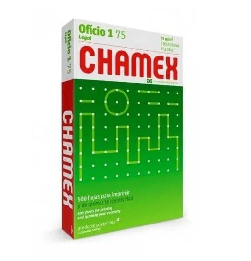 Papel Chamex oficio 75gr - Tecatech-uy