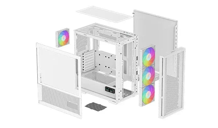 Gabinete Deepcool CH560 Digital Blanco - Tecatech-uy