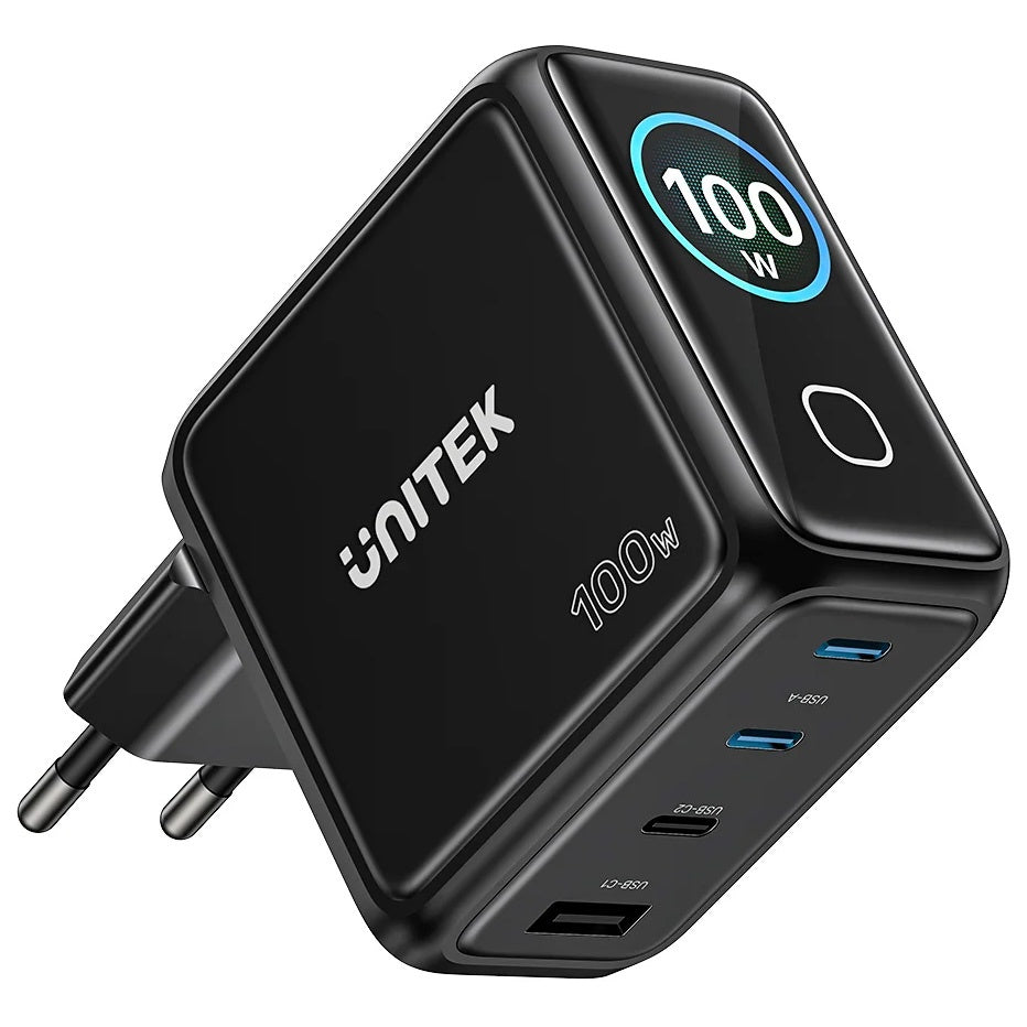 Cargador Unitek Rexo 100W 4 Puertos GaN