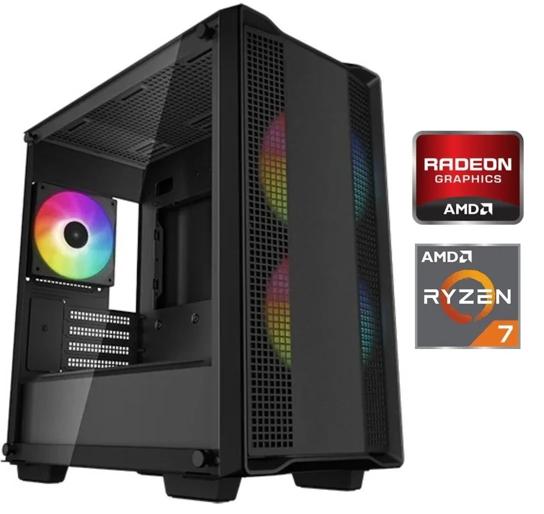Equipo Gamer Ryzen 7 5700G, 16GB, 1TB NVMe, Graficos Radeon - Tecatech-uy