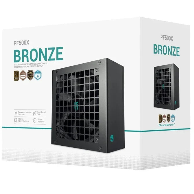 Fuente Deepcool PF500X 80 Plus Bronze - Tecatech-uy