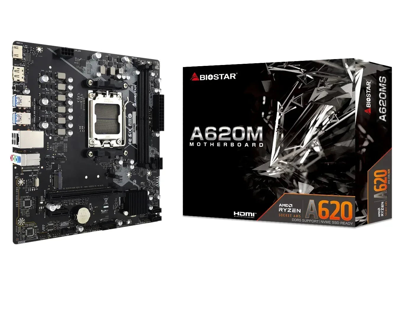 Mother Biostar A620MS AM5 - Tecatech-uy