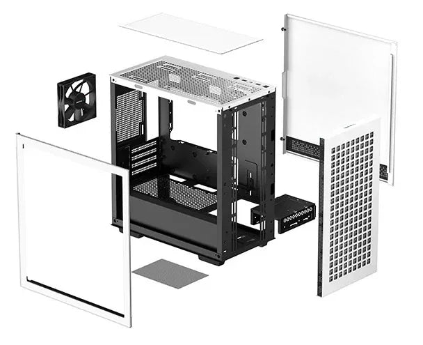 Gabinete DeepCool CH370 Blanco - Tecatech-uy