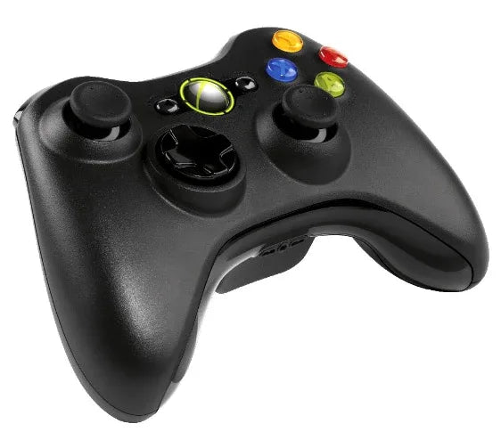Joystick XBOX 360 inalambrico original negro bulk - Tecatech-uy