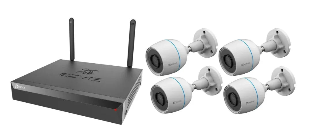 Kit NVR Ezviz 5MP + 4 Camaras Full HD - Tecatech-uy