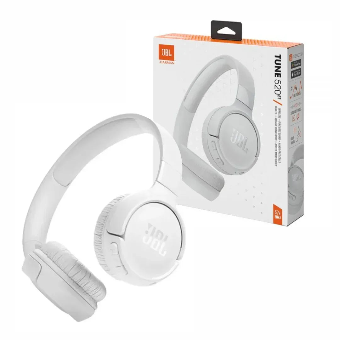 Audífono JBL T520 inalámbrico bluetooth blanco - Tecatech-uy