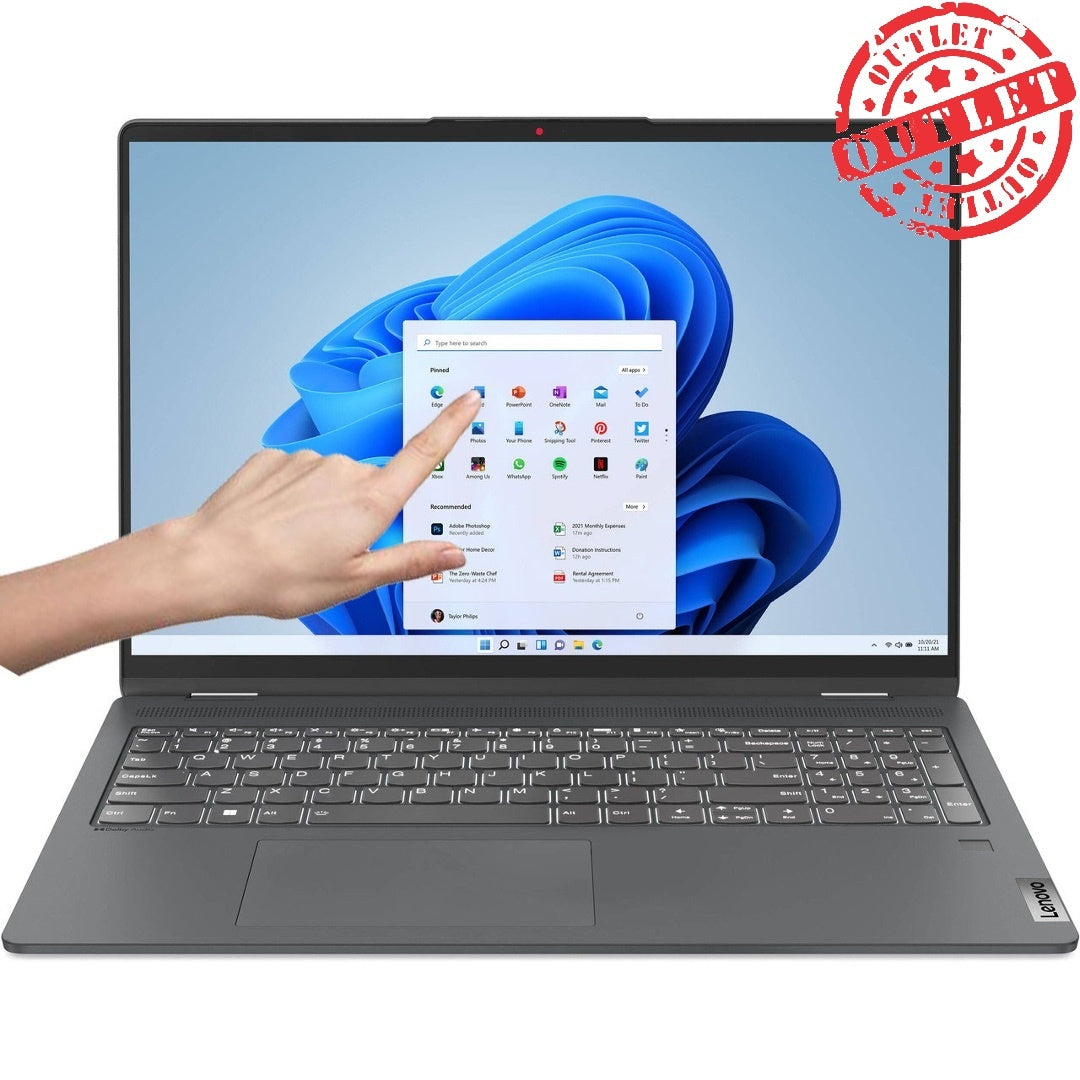 Notebook Convertible Lenovo Core i7 4.7Ghz, 8GB, 512GB SSD, 16 WUXGA Touch (con detalles)