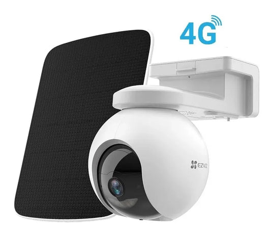 Camara 4G Ezviz CS-EB8 2K 3MP + solar panel Kit - Tecatech-uy