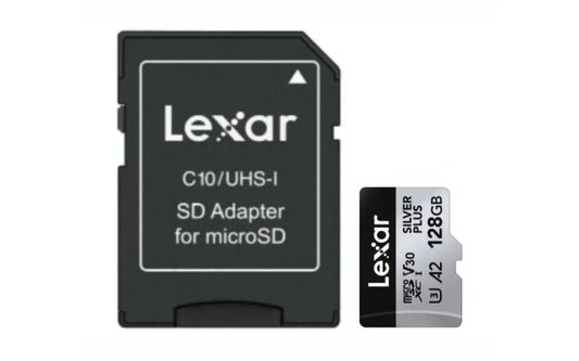 Memoria microSDXC Lexar Pro 128GB Silver Plus - Tecatech-uy