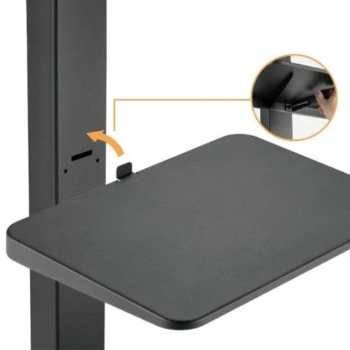 Soporte movil para TV hasta 65 con estante - Tecatech-uy