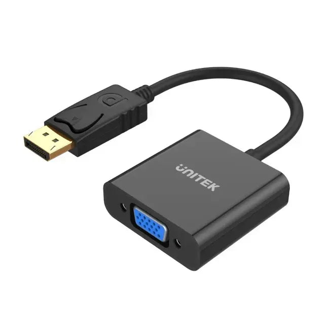 Adaptador Unitek DisplayPort a VGA (H) - Tecatech-uy
