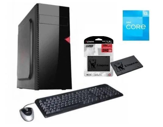 Equipo nuevo Core i3 12100 + disco SSD de 240gb - Tecatech-uy