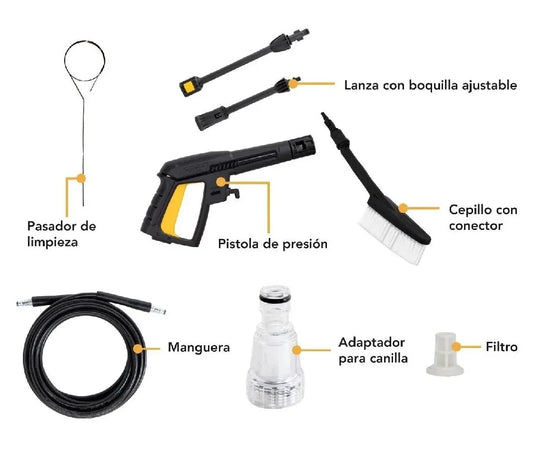 Hidrolavadora Kingsman Port 1200w - Tecatech-uy