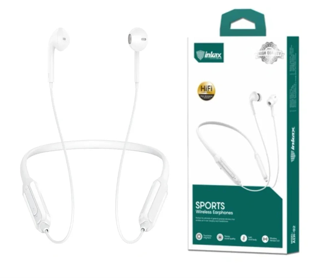 Auriculares Deportivos Inkax Bluetooth blanco - Tecatech-uy