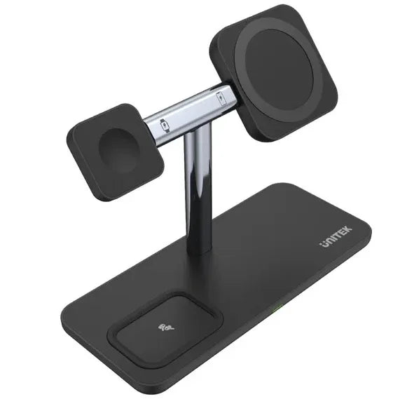 Cargador Inalámbrico Unitek 3 en 1 magnético - Tecatech-uy