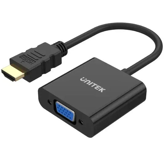 Adaptador Unitek HDMI a VGA con audio - Tecatech-uy
