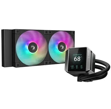 Cooler DeepCool Mystique 240 ARGB Negro - Tecatech-uy