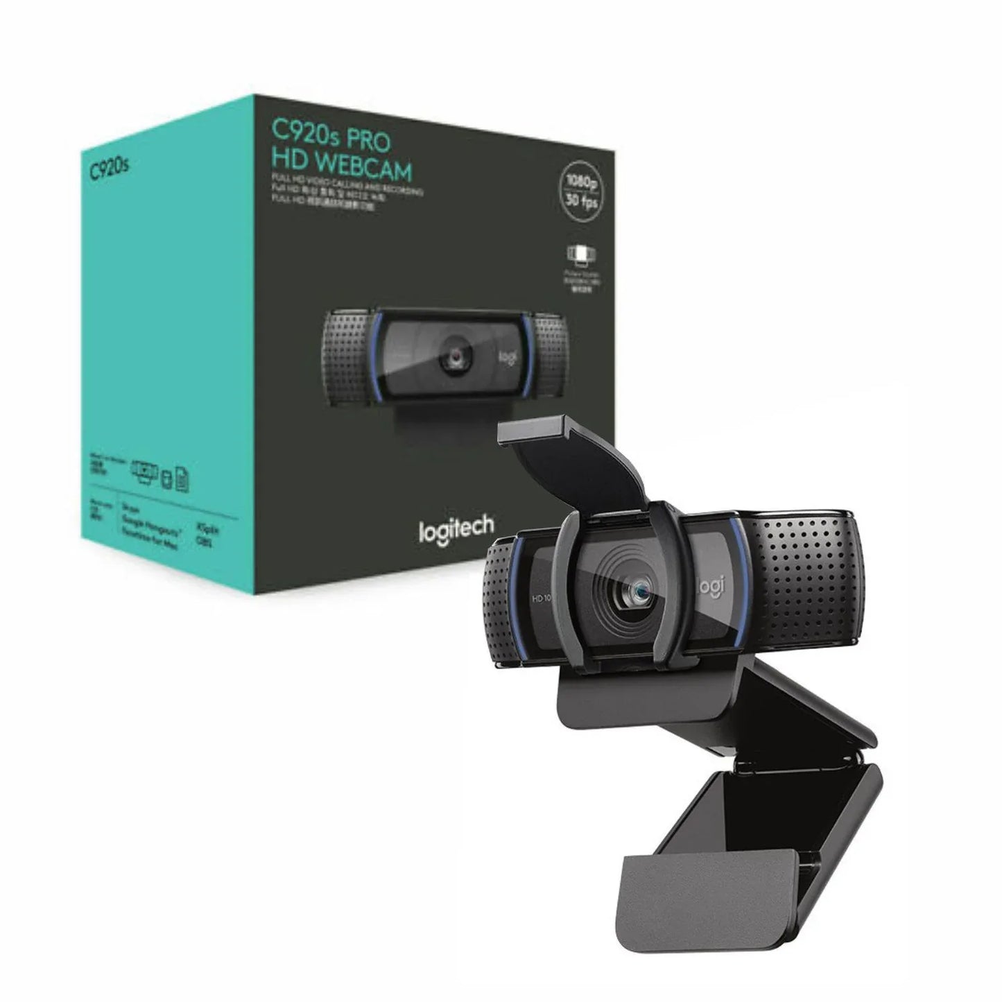 WebCam Logitech Pro Full HD C920S - Tecatech-uy